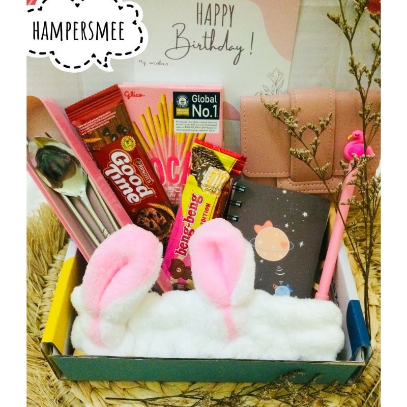 HAMPERS ULANG TAHUN CEWE MURAH KADO WISUDA ULTAH WEDDING NIKAHAN ANNIVERSARY HADIAH ULTAH CEWE HAMPER PACAR COWO HEMPERS SNACK BOX GRADUATION GIFT