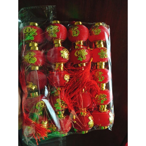 

gantungan hiasan imlek lampion 4 cm isi 20 buah
