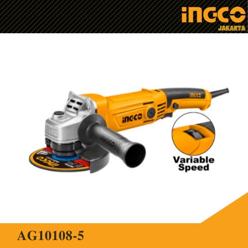 Mesin Gerinda Tangan (VS 5&quot;/125mm) Angle Grinder INGCO AG10108-5