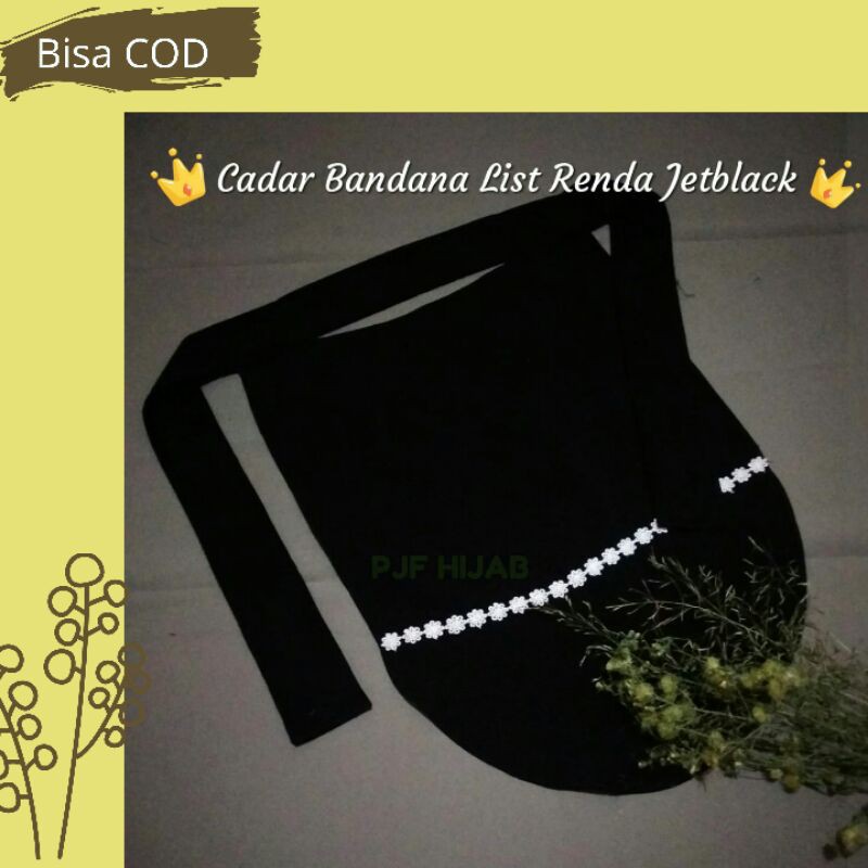 CADAR ANAK BANDANA RENDA CANTIK NIQAB NIQOB ANAK BANDANA WOLFIS PREMIUM