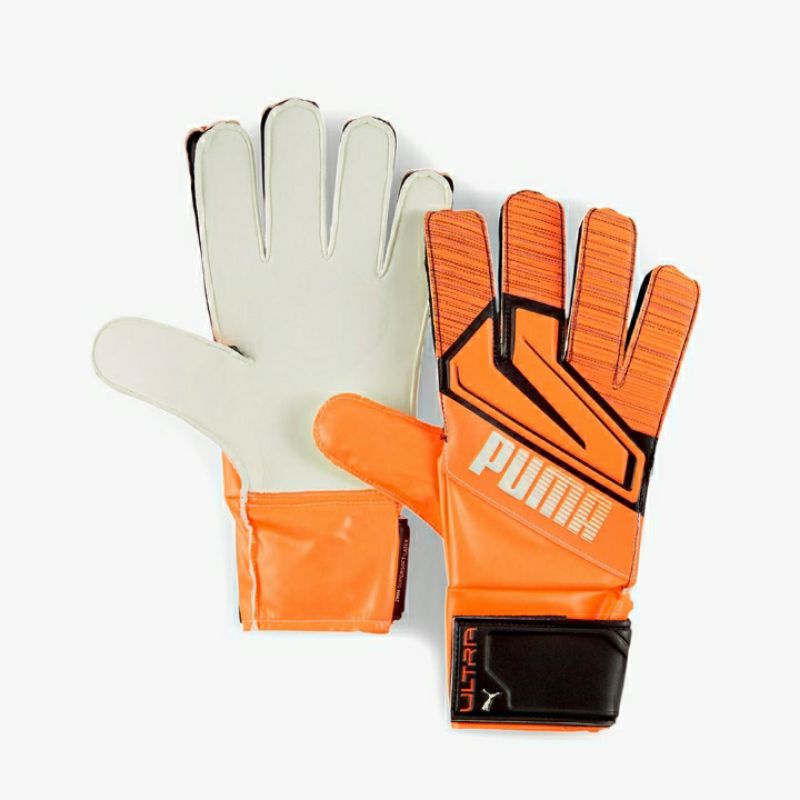 Sarung Tangan Kiper [FLASH SALE] - Puma Ultra Grip 4 RC Orange/Black - Original 1000% BNIP Resmi Sto