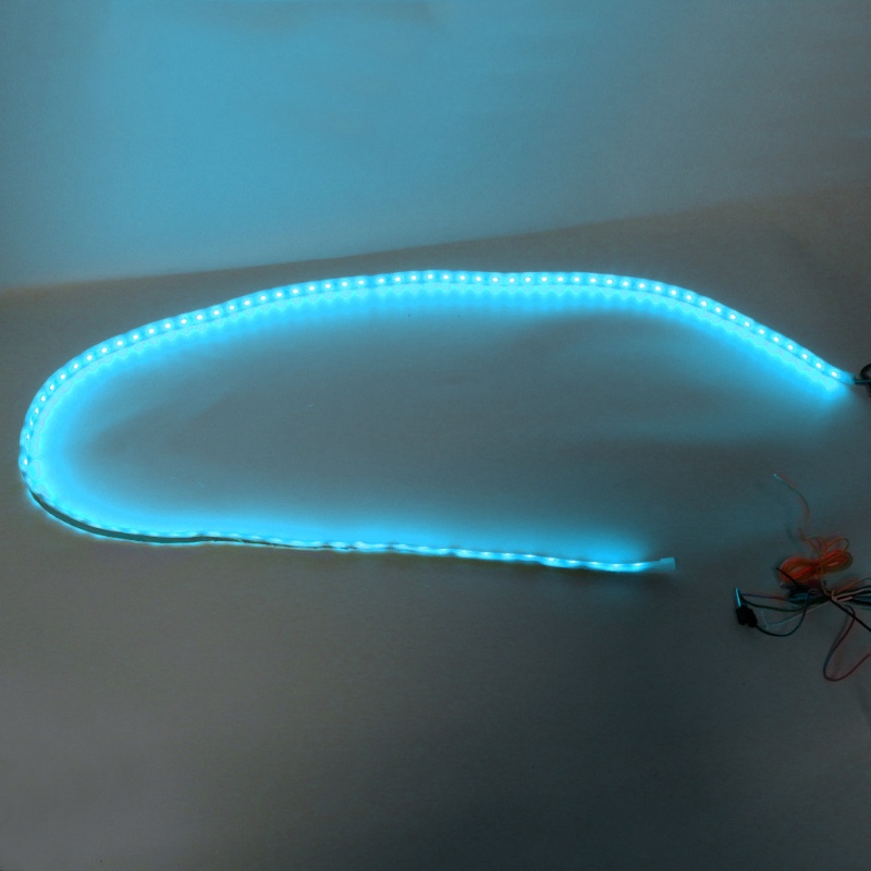 Zzz 12V 120cm 12V LED Flexible Waterproof Lampu Strip LED Untuk Interior Mobil Eksterior DRL Day Running Light