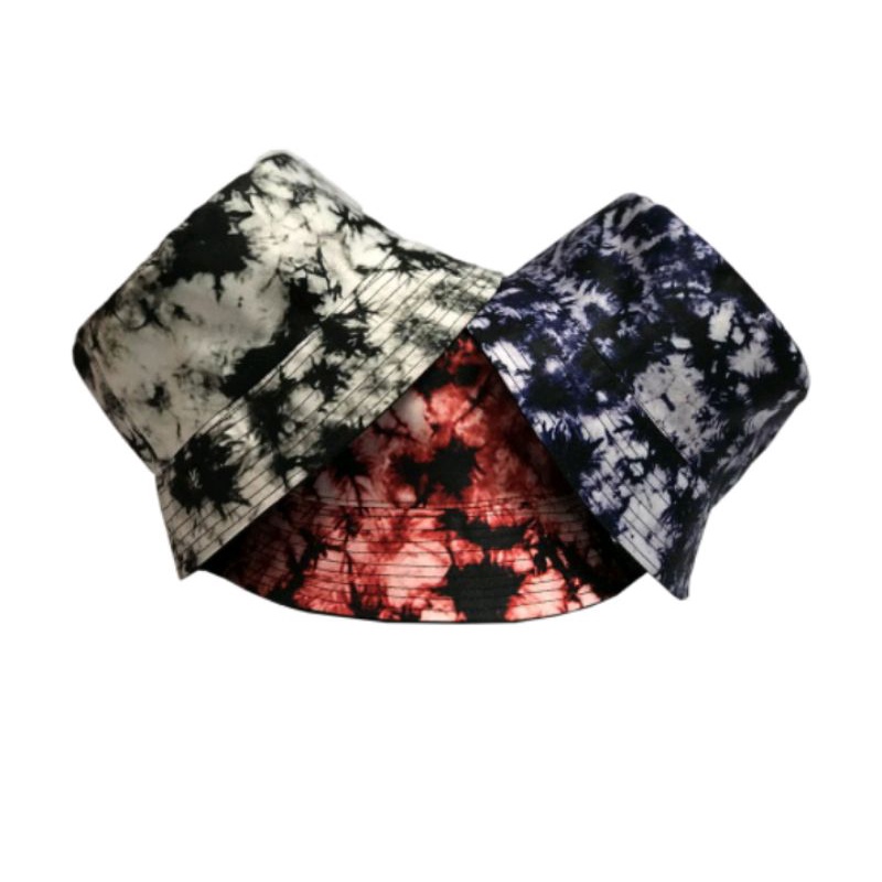TOPI BUCKET TIE DYE / BUCKET DEWASA DAN ANAK - Lestari Fashion New