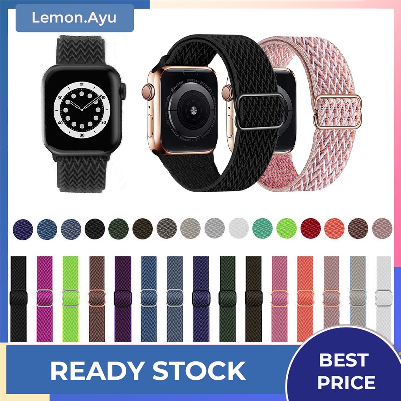 Apple Watch Strap 38mm 40mm 42mm 44mm Strap Nilon Strap for iwatch Series 7 6 5 4 3 2 1 SE Tali jam