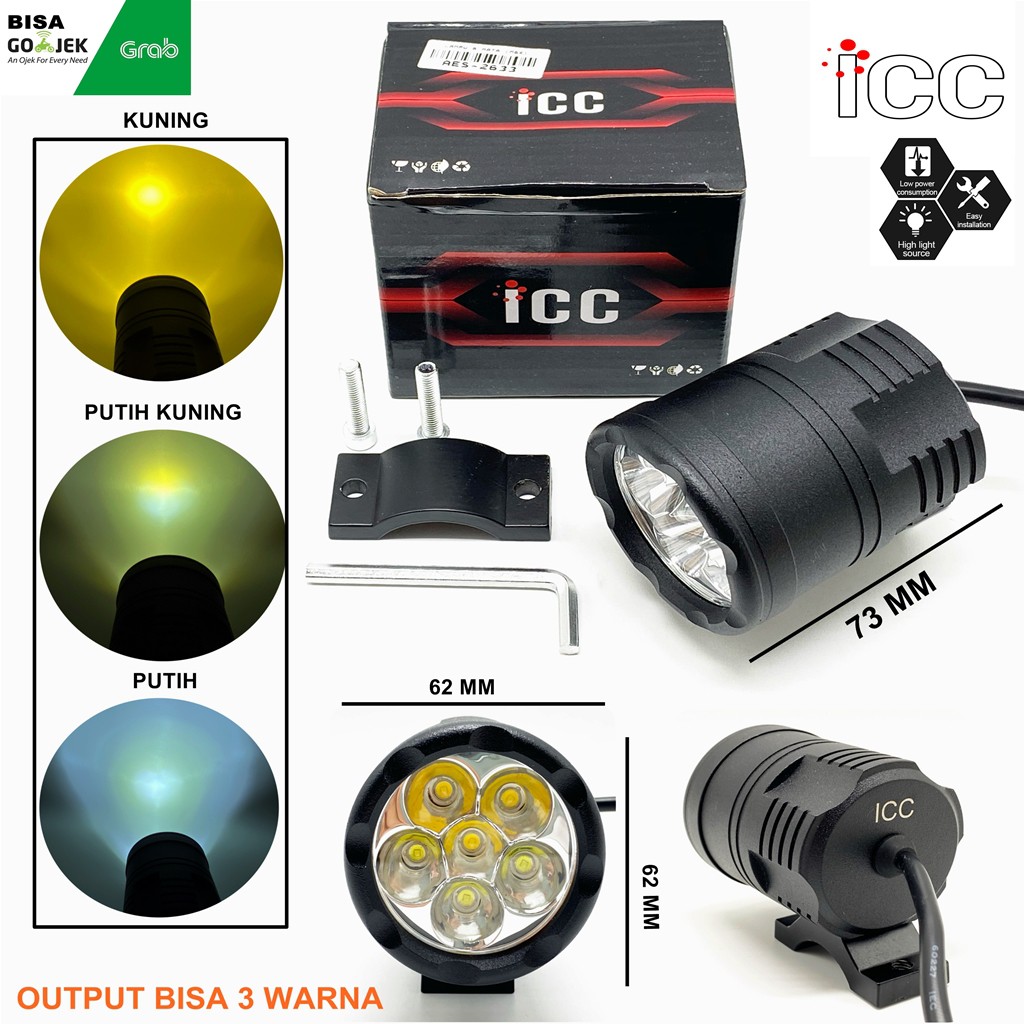  Lampu  Tembak Led  F6X 6 Mata 60 Watt I Lampu  Sorot  tipe 2 