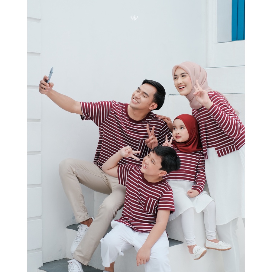 Wimi.id Milan Family Set - Maroon | Family Set | Baju Ibu Hamil &amp; Menyusui