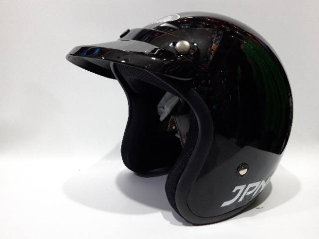 Helm JPN HITAM DENGAN GOGGLES MASK