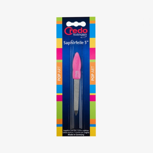 

Credo Soligen Nail File Saphirfeile 5inch 5” 5 inch Manicure Pedicure Manikur Pedikur Original