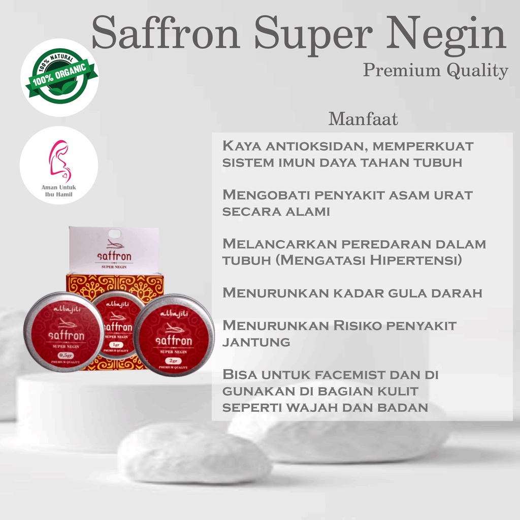 SAFRON PROMO [BELI 1 GRATIS 1] (FINEST QUALITY A++) SAFFRON SUPER NEGIN SAFRON ORIGINAL IRAN