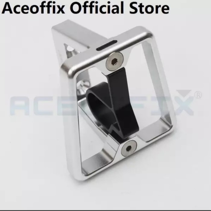 ACEOFFIX FRONT BLOCK CARRIER SEPEDA BROMPTON FNHON GUST SILVER