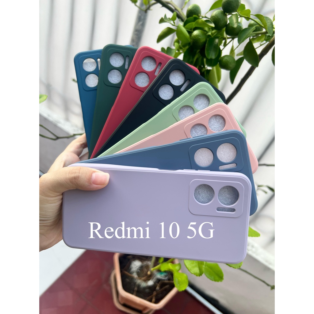 Soft Case Redmi 10 5G Liquid Silikon Slim Skin Candy Macaron Bludru