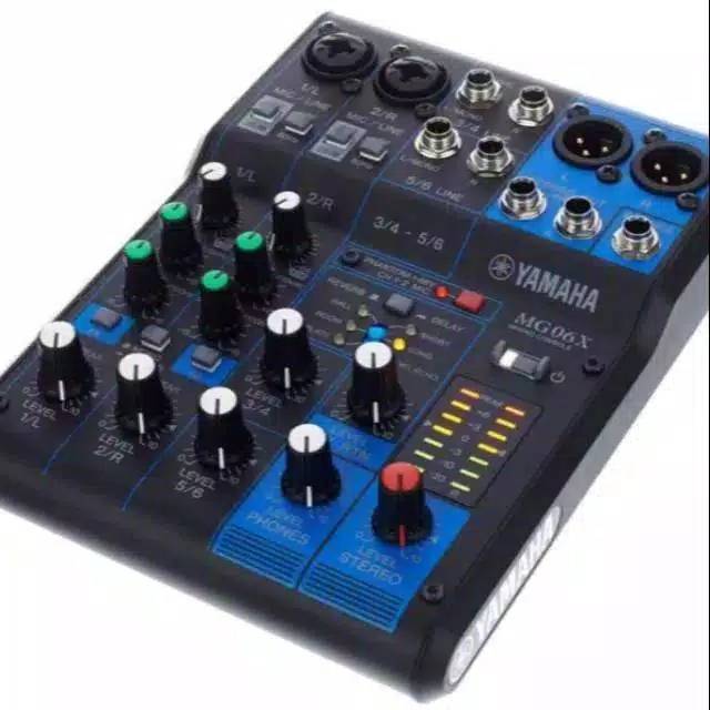 Mixer Yamaha MG 06X/Mixer Audio Yamaha 6 Channel