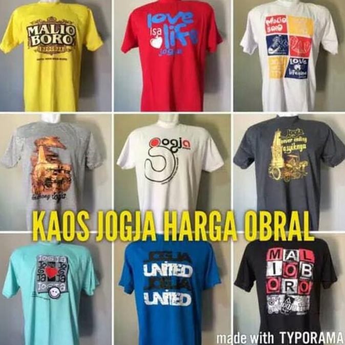 promo kaos oblong jogja /kaos pria /wanita /kaos khas jogja terbaru