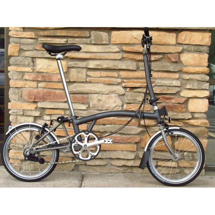 sepeda lipat original brompton(Metallic Graphite)
