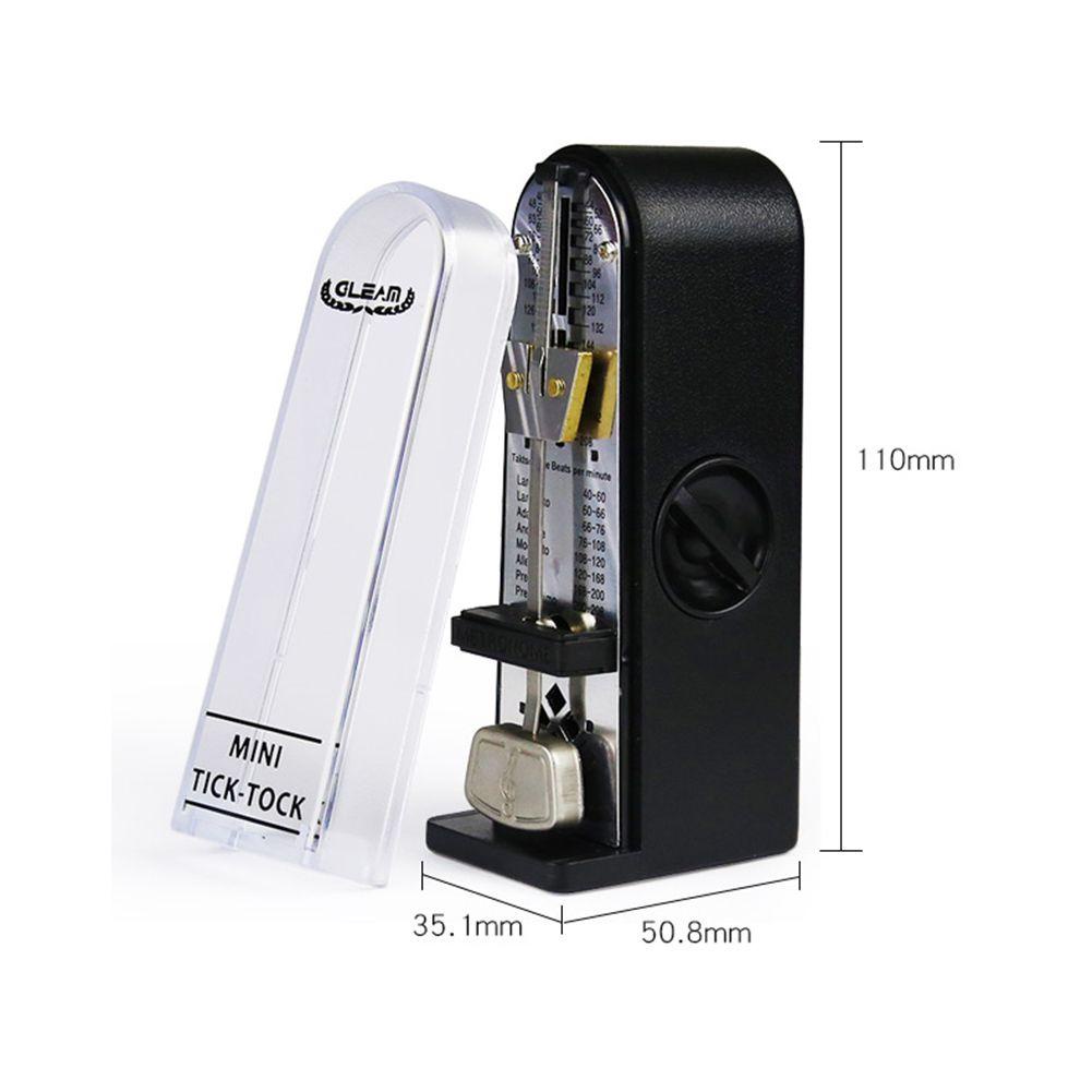 Chookyy Mekanik Metronome Metal Portable Mechanism Mini Tick-tock Untuk Gitar Piano Violin Ukulele