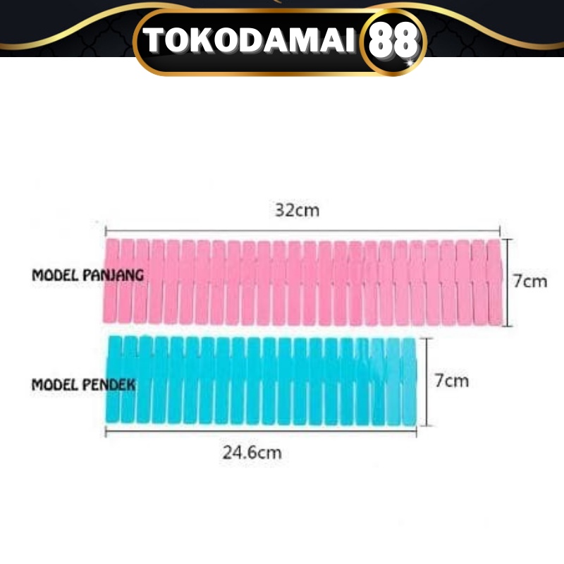 Sekat Laci Organizer / Penyekat Pemisah Partisi Pembatas Kotak Laci Lemari Set isi 4pcs