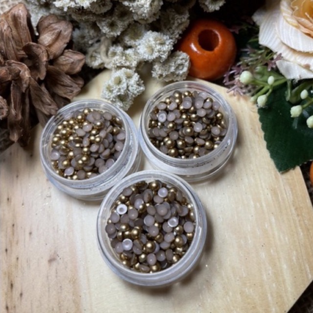 [MUTBEL DOFF]-+500pcs manik mutiara belah doff size 2mm 3mm 4mm 5mm / manik kerajinan tangan/manik d