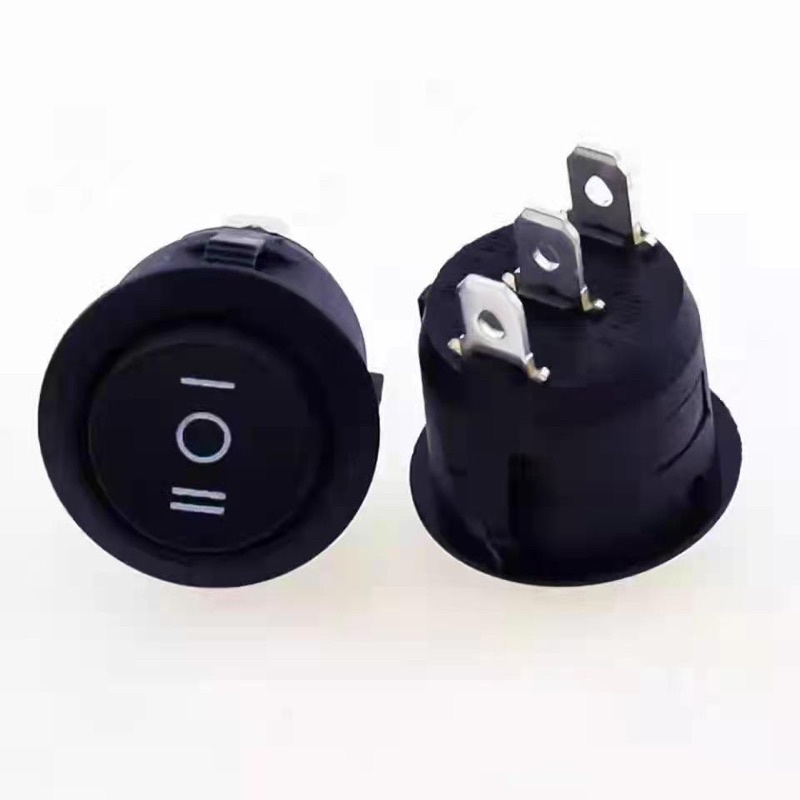 Saklar Switch Tombol Bulat On Off On 3 pin  Motor Mobil Lampu Universal