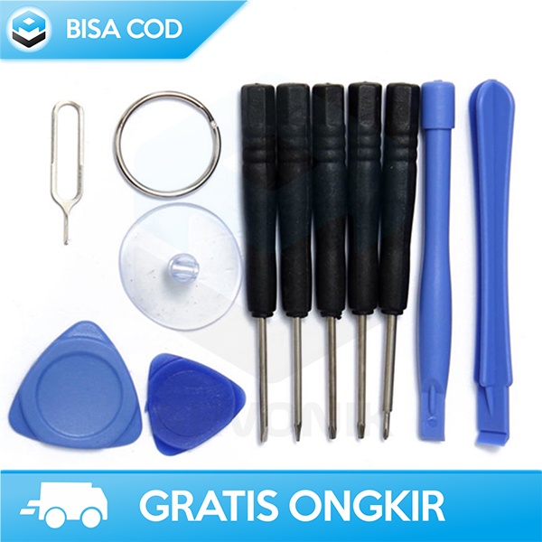 OBENG HP REPAIR TOOL ALAT REPARASI HANDPHONE ALLOET 11 IN 1 STAINLEES