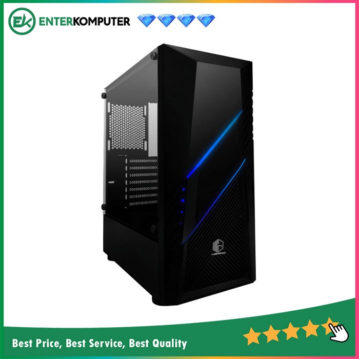 Casing CUBE GAMING RUFYN BLACK - ATX - TEMPERED / Casing PC Gaming