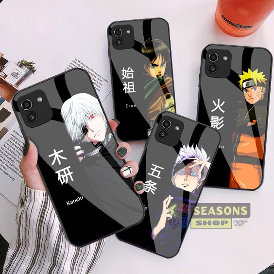 [Samsung A03] Softcase Kaca Samsung A03 - Softcase Glass Glitter Samsung A03 - Softcase Samsung A03 