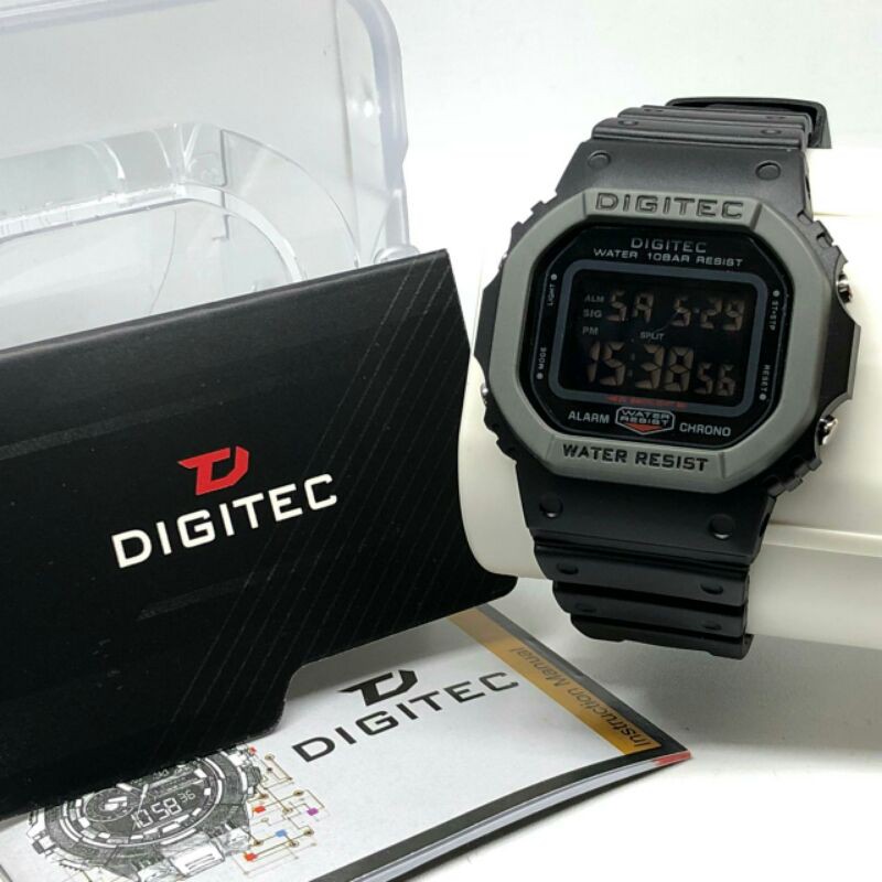 JAM TANGAN PRIA DIGITEC DG 6024 original sporty Digitec 6024 Digital