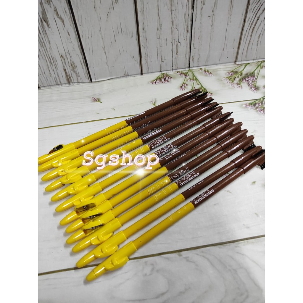 LUSINAN - PENSIL ALIS MAYBELLINE FIT'ME CASING KUNING