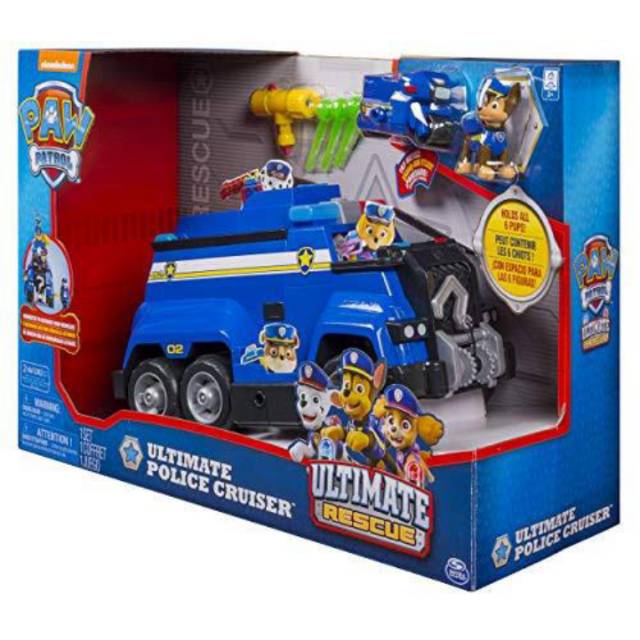 paw patrol ultimate police rescue vehicle