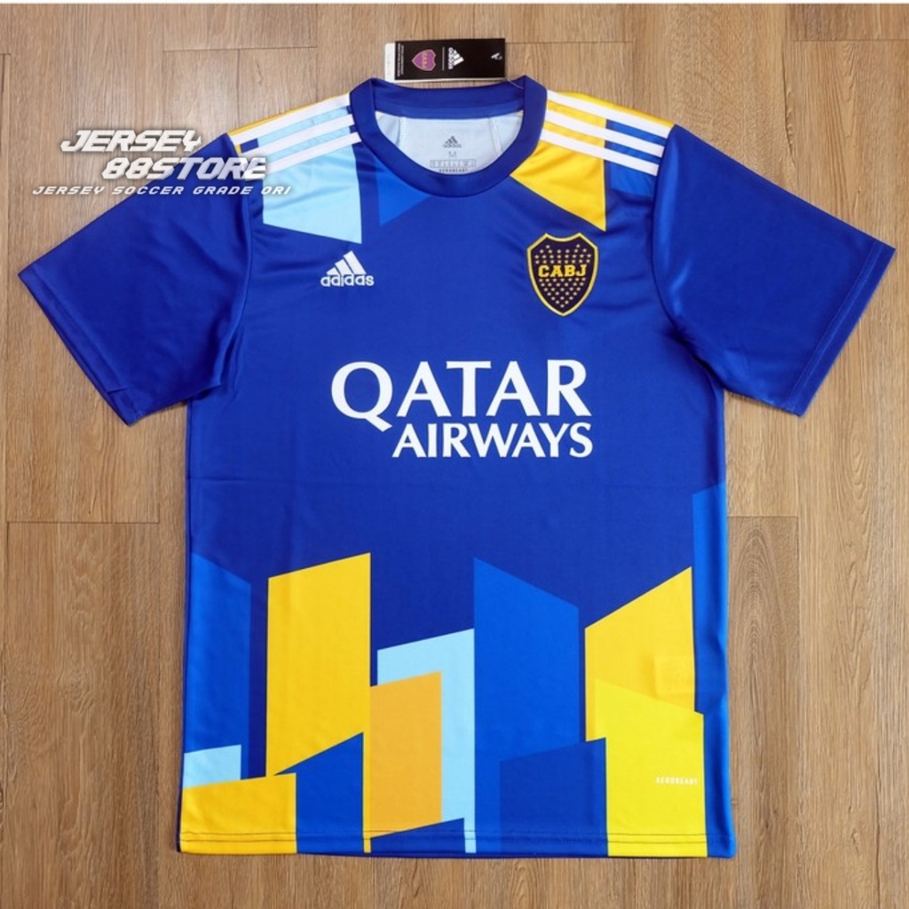 Jersey Baju Bola Grade Ori Boca Junior 3rd 2021/2022
