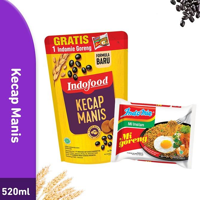 

Kecap Indofood Manis 520 ML Pc + Free 1 Pc Indomie Goreng Spesial