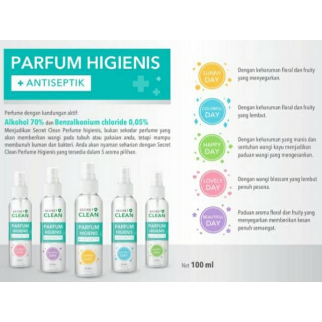 [HERBORIST] SECRET CLEAN PARFUM HIGIENIS 100ML