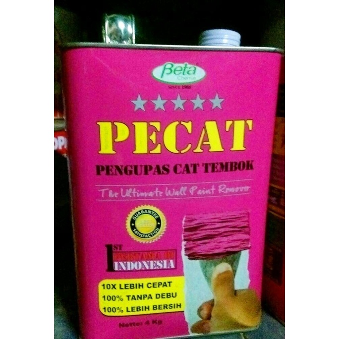 

Pecat 4 Kg / Perontok Cat Tembok / Pengelupas Penghapus Pengupas Cat