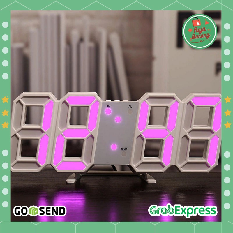 Jam Meja LED Digital Design Modern