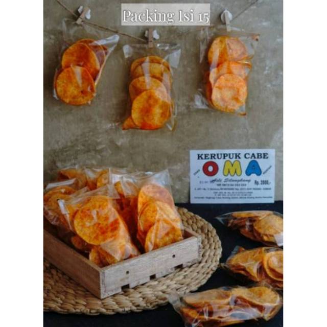 

PACKING OMA ISI 10 BUNGKUS / OPAK BALADO / oleh oleh padang minang / keripik balado