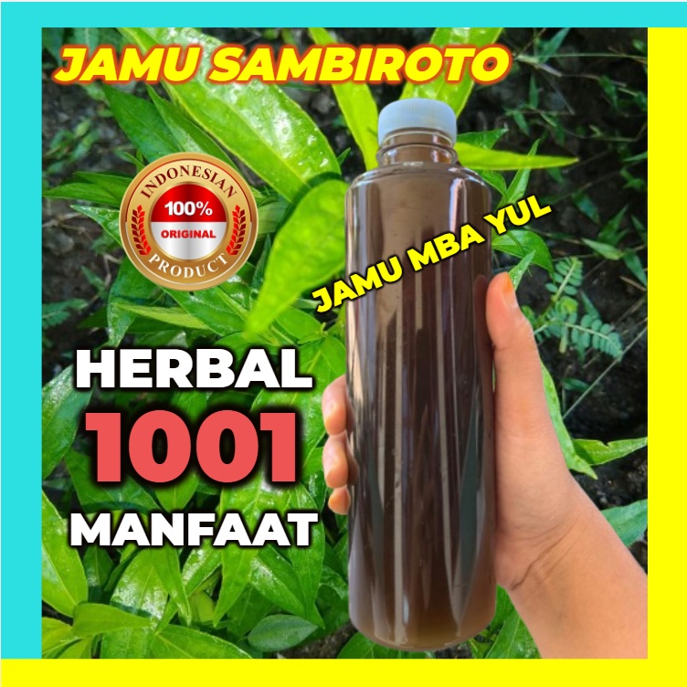 

Jamu Sambiroto Kaya Manfaat - Jamu Mba Yul