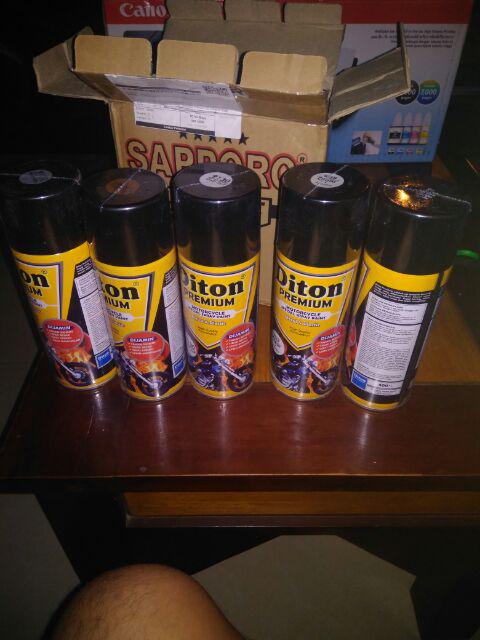 9816 Bronze Gold<br />diton Premium Cat Semprot Spray Tahan Bensin Dan Tahan Retak Isi 400 Cc