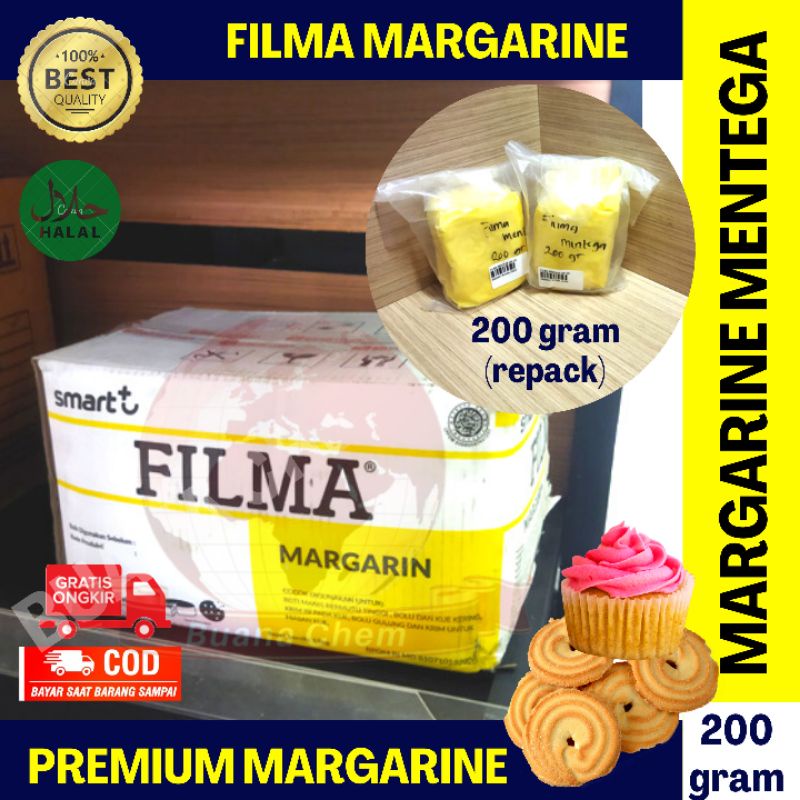 

Filma Margarine 200 gram / Mentega Filma Serbaguna / Margarin