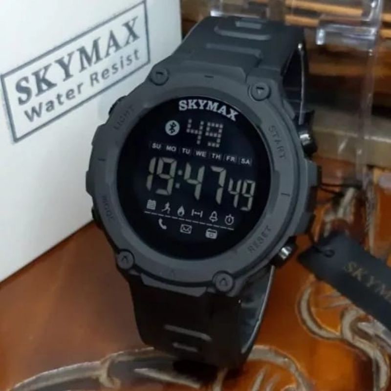 JAM SKYMAX RUBBER ORIGINAL WATER PROFF JAM TANGAN SPORTY PRIA TAHAN AIR BISA BUAT RENANG