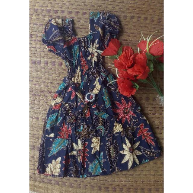 Dress Batik Anak Alika