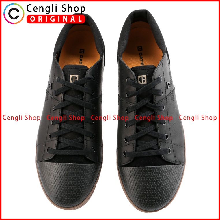 SEPATU CATERPILLAR CASUAL ORIGINAL SNEAKER KETS PRIA KULIT ASLI CAT-04