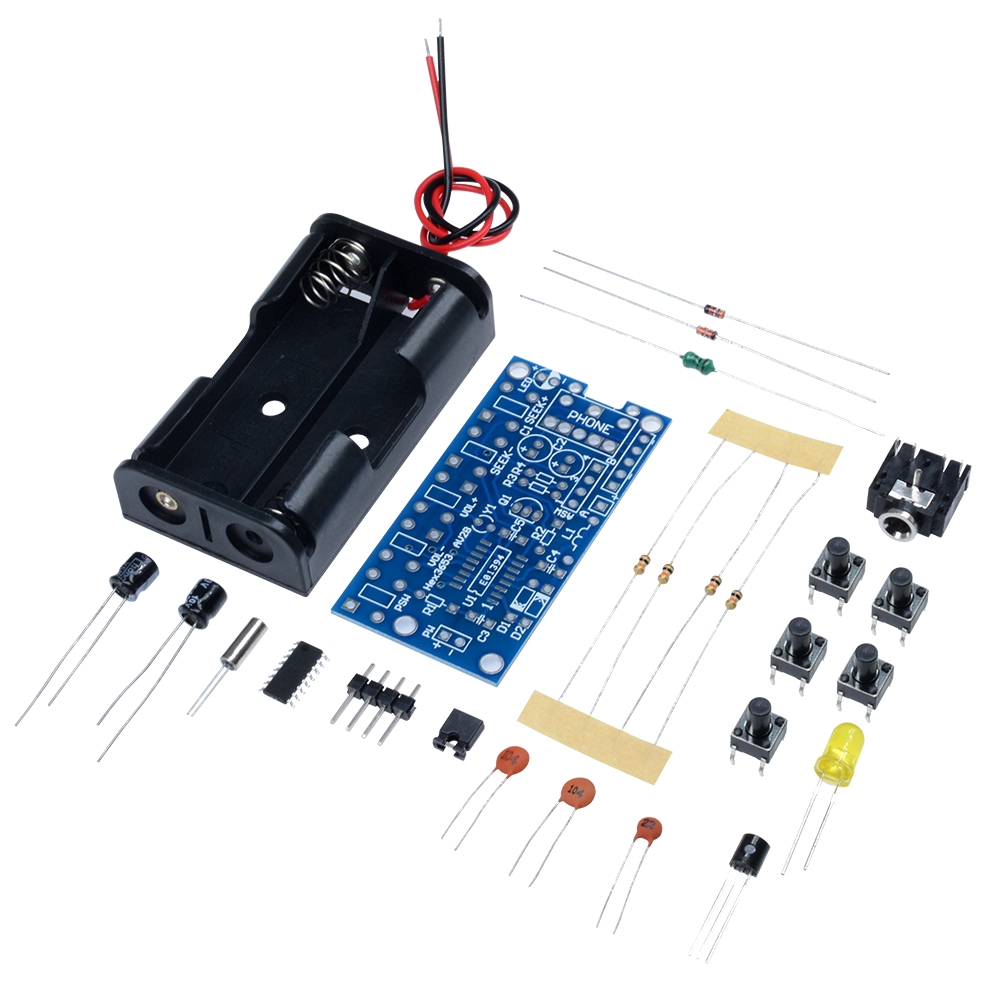 Modul Pcb Penerima Radio Fm Stereo Nirkabel Diy 76mhz-108mhz