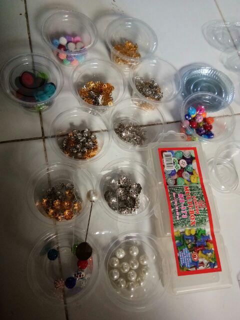 Cangkang Bunga Bakul  12 Mm Gold Ckb-012 Alat Craft