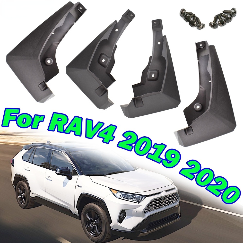 1 Set Mud Flap Pelindung Splash Untuk Fender Mobil Toyota RAV4 (XA50) 2019 2020