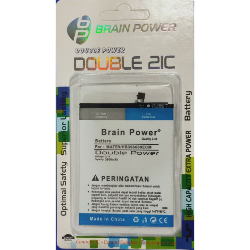 Battery batre Huawei Mate 9 - HB396689ECM Brain power