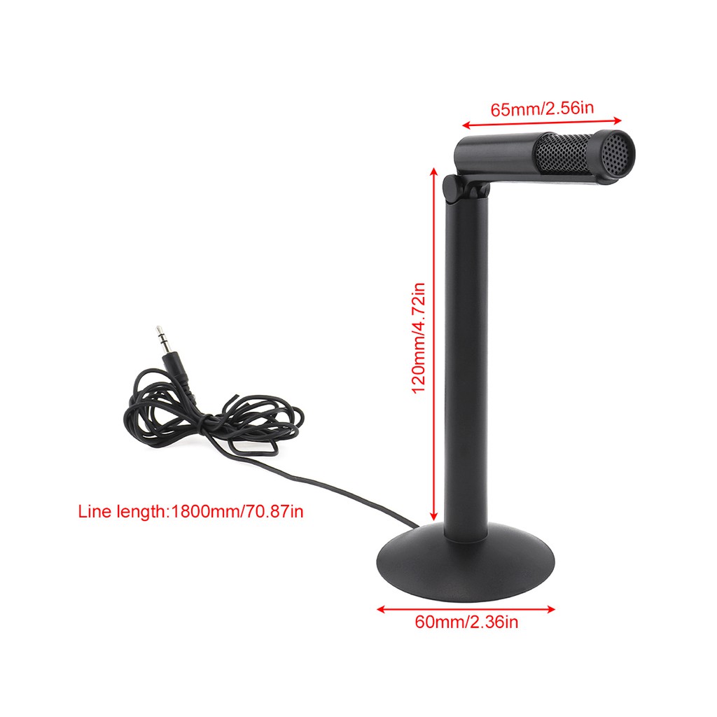 STANDING MIC PC MICROPHONE LAPTOP MEETING ZOOM 3.5mm LIVE BROADCAST 950