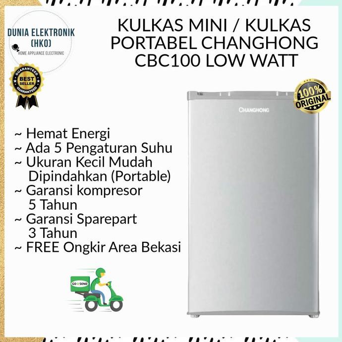 Kulkas Mini / Kulkas Portable Changhong Cbc100 Low Watt Tokomilooo