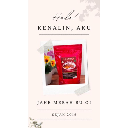 

jambo ( jahe merah )