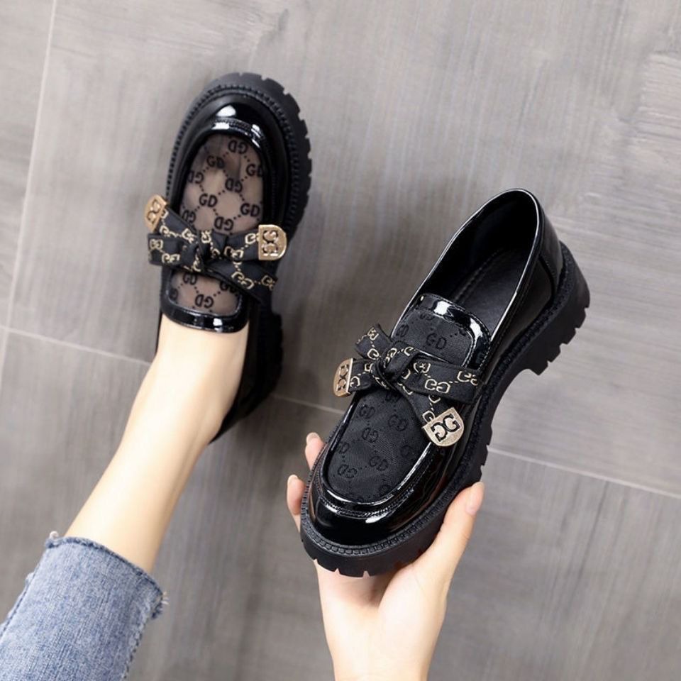 Sepatu Kerja Wanita Terbaru Sepatu Perempuan Loafers Pita Import Sepatu Formal ala Korea SK-031