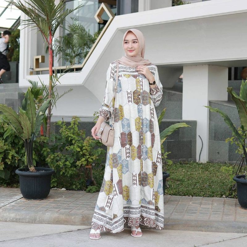 Kain Maxmara Lux Motif Prisma harga per setengah meter