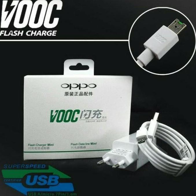 charger ory oppo vooc DC5V/4A - Putih